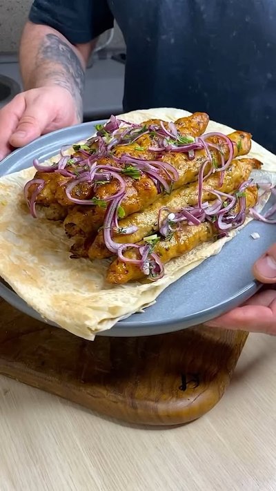 Домашний Люля Кебаб с дымком